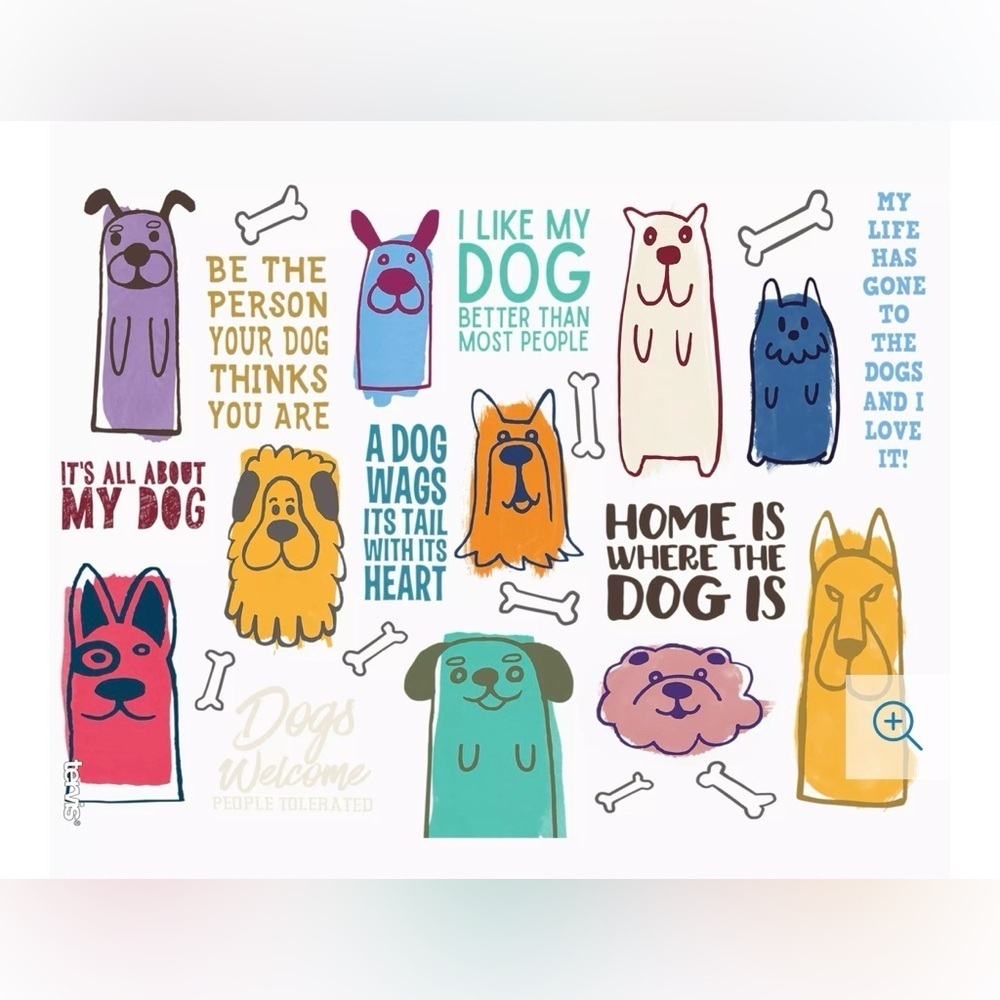 Tervis 24oz. Colorful Dog Sayings Print Tumbler with Blue Lid - Picture 2 of 7